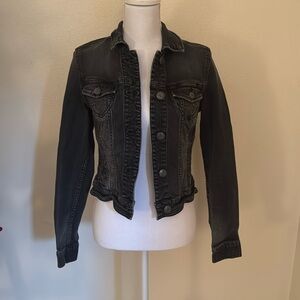 American Eagle Cropped Denim Jacket
